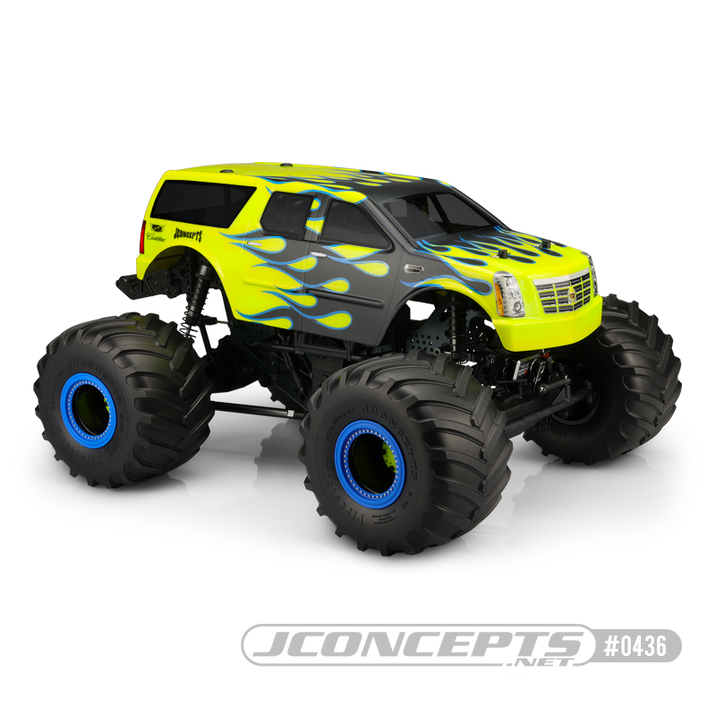 JConcepts 2007 Cadillac Escalade Clear Monster Truck Body
