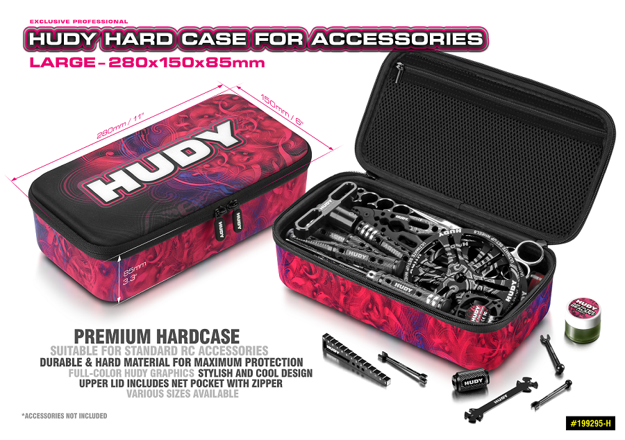 HUDY Hard Case Large Accessories Bag 
