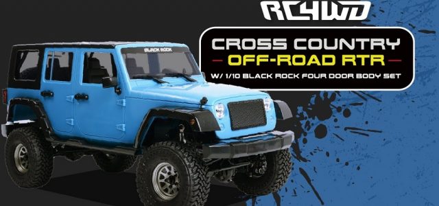 RC4WD Cross Country Off-Road RTR With 1/10 Black Rock Four Door Body [VIDEO]