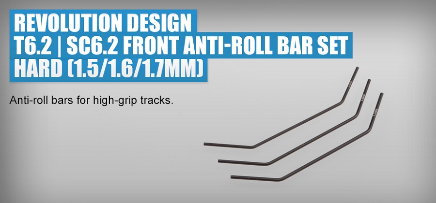Revolution Design Hard Front Anti-Roll Bar Set For The T6.2 & SC6.2