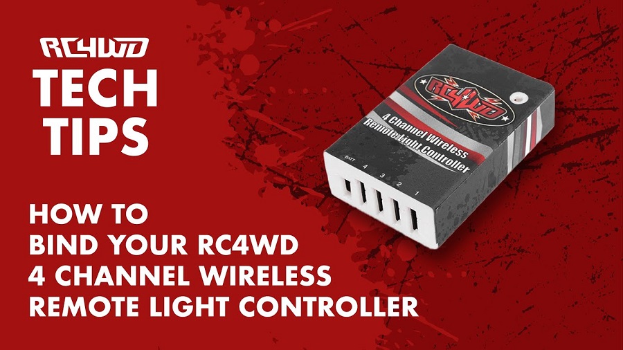 How To Bind Your RC4WD 4 Channel Wireless Remote Light Controller