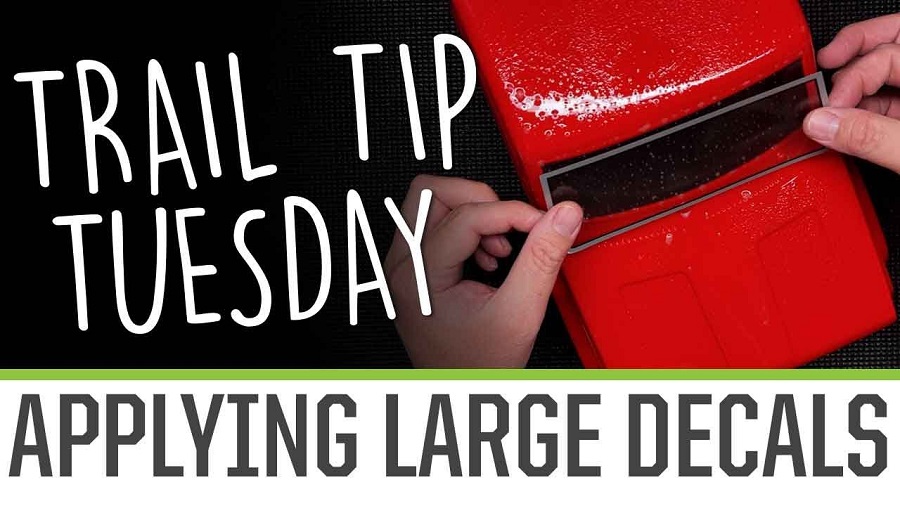 Trail Tip Tuesday Applying Large Decals