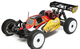 Losi Updates RTR 1/8 8IGHT Nitro Buggy & Truggy With Spektrum Electronics