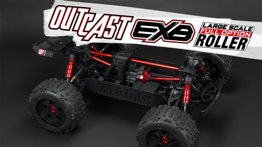 Under The Hood Of The ARRMA OUTCAST EXB Large Scale Full Option Roller