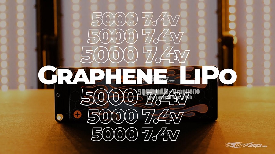 MaxAmps Graphene 2S 5000 7.4v LiPo Hard Case Battery Pack