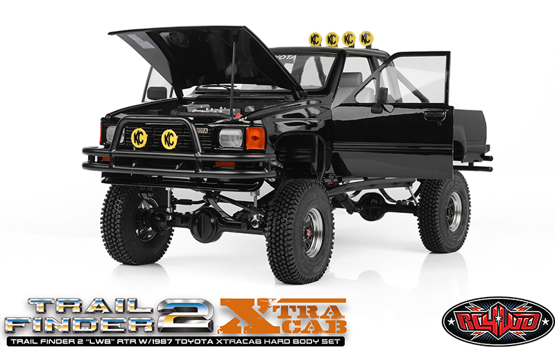 RC4WD Trail Finder 2 “LWB” RTR With 1987 Toyota XtraCab Hard Body Set
