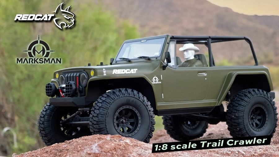 The Redcat TC8-Marksman - 1/8 Scale Brushed Electric Trail Crawler
