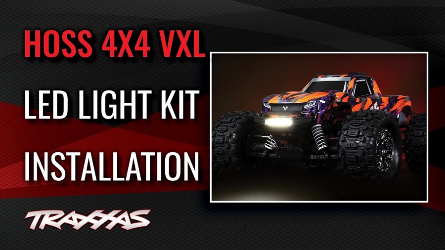 Traxxas Hoss 4X4 VXL LED Light Kit Installation
