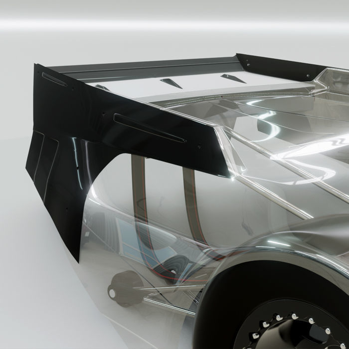 Bittydesign ZL21 1/10 No Prep Drag Racing Clear Body & Wing Set