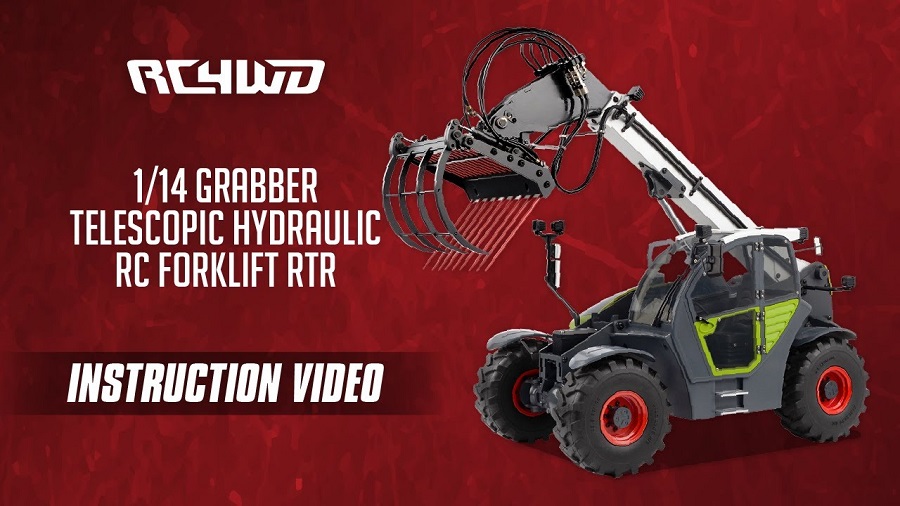 RC4WD 114 Grabber Telescopic Hydraulic RC Forklift RTR Instruction Video