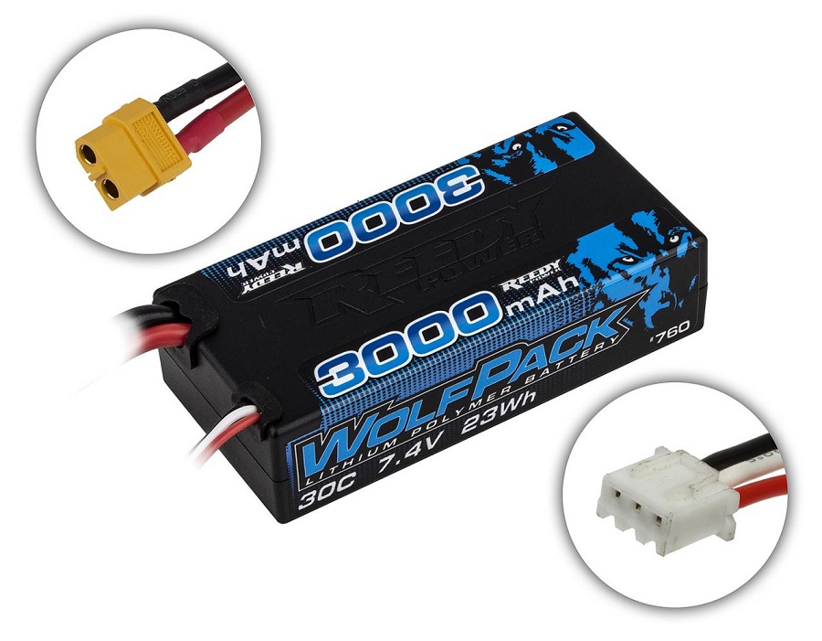 WolfPack Shorty LiPo Batteries With XT60 Plug