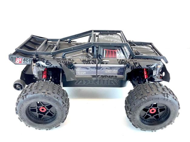 TBR Full Chassis Skid & R2 EXO Cage For The ARRMA Outcast 8S