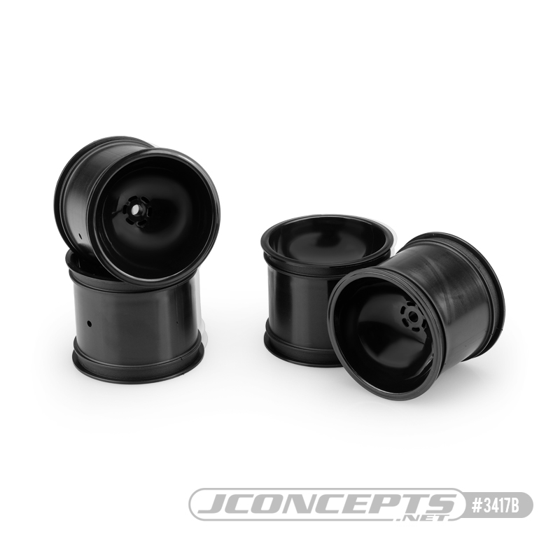 JConcepts Super Dish Front & Rear 2.2 Wheels For The Traxxas Rustler & Stampede