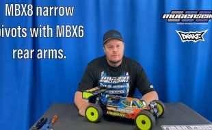 Mugen’s Adam Drake Talks About MBX8 Narrow Pivots With MBX6 Rear Arms [VIDEO]