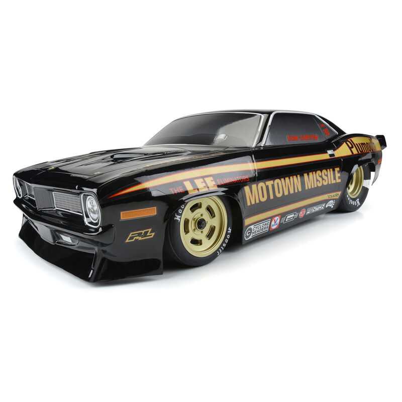 Pro-Line 1/10 1972 Plymouth Barracuda Motown Missile Black Body