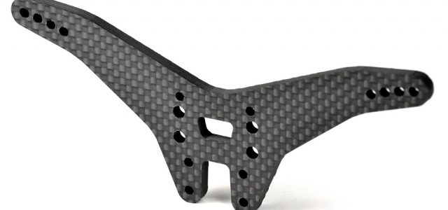 Exotek 4mm Carbon Fiber B6 Rear Drag Tower For Laydown/Layback Gearboxes
