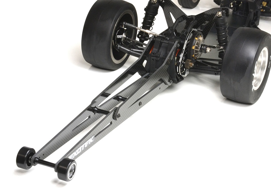 Exotek Ladder Carbon Fiber Wheelie Bar Set For The Losi 22S