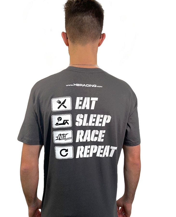 HB Racing Eat Sleep Race Repeat T-Shirts