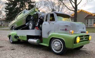 Call it the Boss – A Ground Up Custom  1954 Ford F100 COE Tow Rig