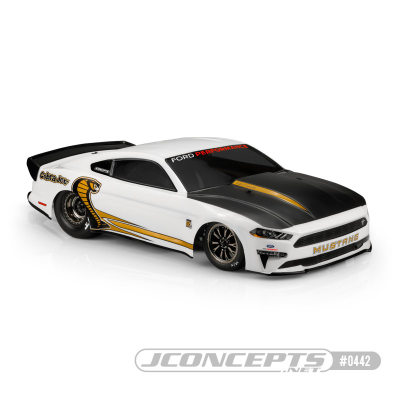 JConcepts 2018 Ford Mustang (Cobra Jet) Clear Body