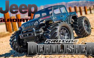 Pro-Line Jeep Gladiator Rubicon Clear Body & Demolisher 2.8″ Tires [VIDEO]
