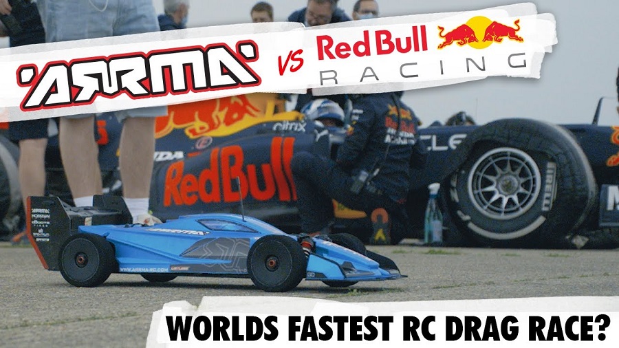 ARRMA VS. A Red Bull Honda F1 Car [VIDEO] - RC Action