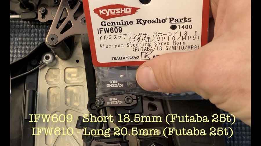 Installing The Correct Length Servo Horn With Kyosho's Ryan Lutz