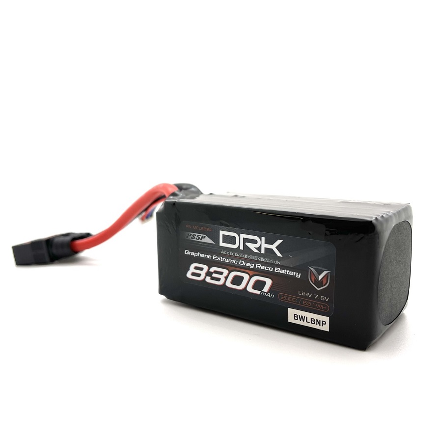Maclan DRK 8300mAh 2S5P 200C Graphene Extreme Drag Race Battery (QS8)