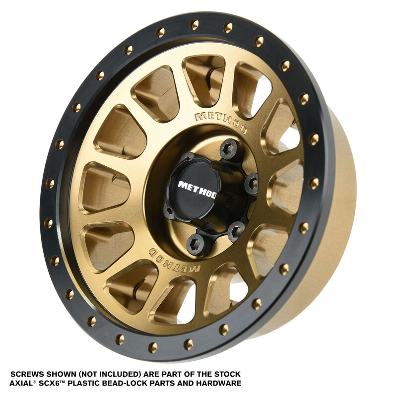 Aluminum M6 Center Lock Nut Wheel Caps for 1/6 RC Car Axial SCX6 Upgrade Parts