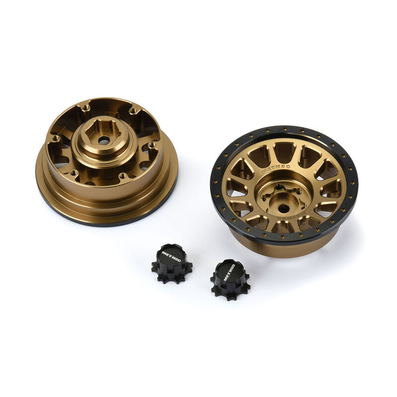 Pro-Line 1/6 Method 305 NV Aluminum Front & Rear 2.9" Wheel Faces For The Axial SCX6