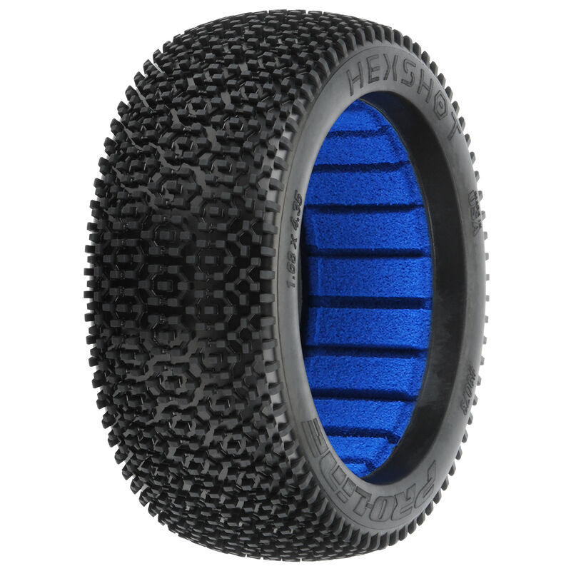 Pro-Line 1/8 Hex Shot S3 Front & Rear Off-Road Buggy Tires