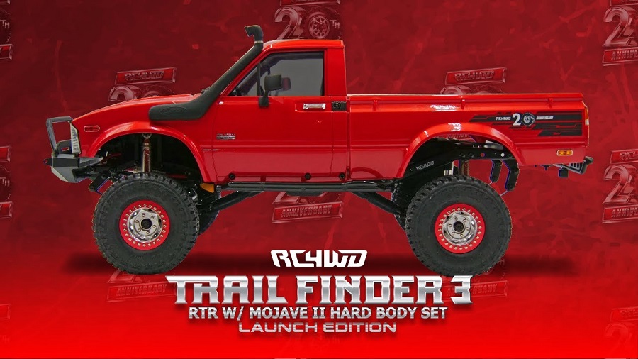 RC4WD Trail Finder 3 RTR Launch Edition With Mojave II Hard Body Set