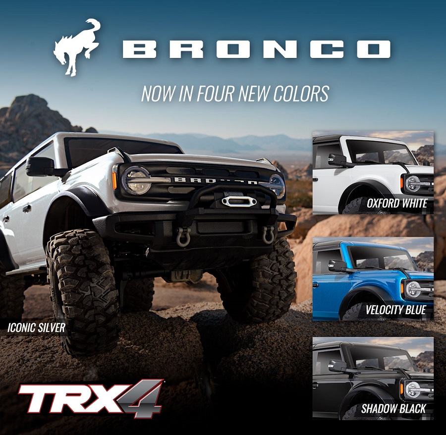 RC Car Action - RC Cars & Trucks | The 2021 Traxxas TRX-4 Bronco Now Available In 4 New Colors