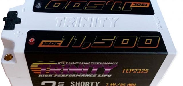 Trinity White Carbon 11,500 2S Shorty LiPo Hardcase Pack