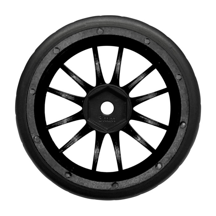 FireBrand CHAR-RT3 1/10 Race Tread Tires & Wheels
