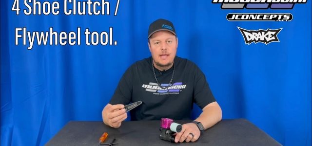 Mugen’s Adam Drake Shows You How To Use A 4 Shoe Clutch & Flywheel Tool [VIDEO]