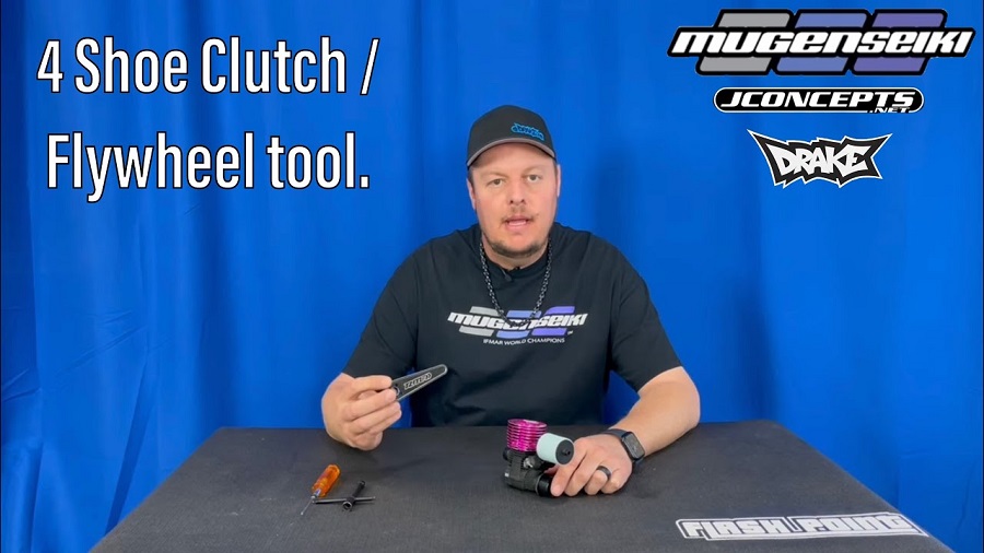 Mugen's Adam Drake Shows You How To Use A 4 Shoe Clutch & Flywheel Tool