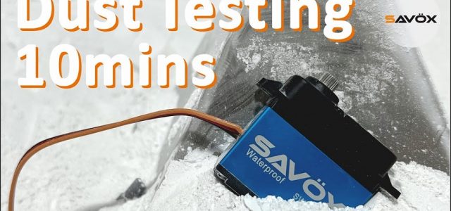 Dust Testing With Savox Waterproof Servos [VIDEO]