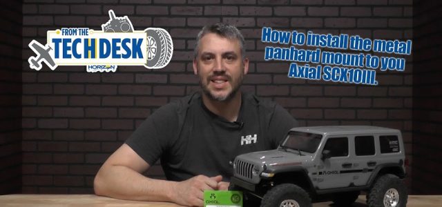 How To: Installing A Metal Panhard Mount On An Axial SCX10 III [VIDEO]