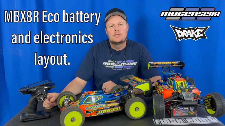 MBX8R Eco Battery & Electronics Layout With Mugen's Adam Drake