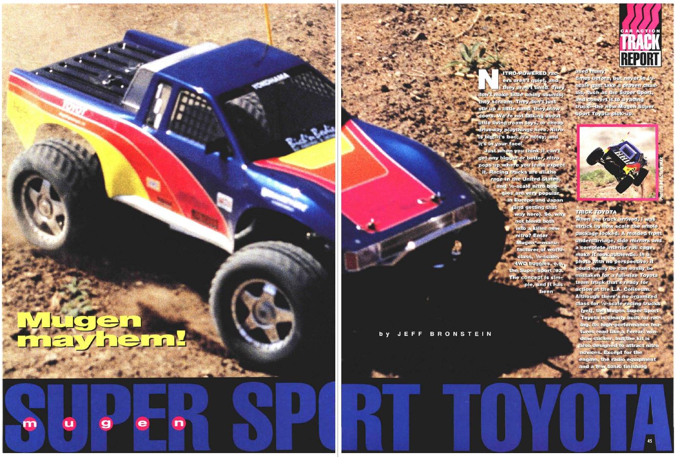 #TBT The Mugen Seiki Racing Super Sport Toyota - Reviewed in October 1993 Issue