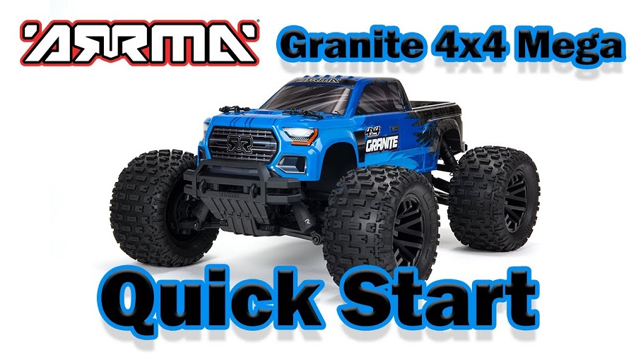 Quick Start ARRMA Granite 4x4 Mega