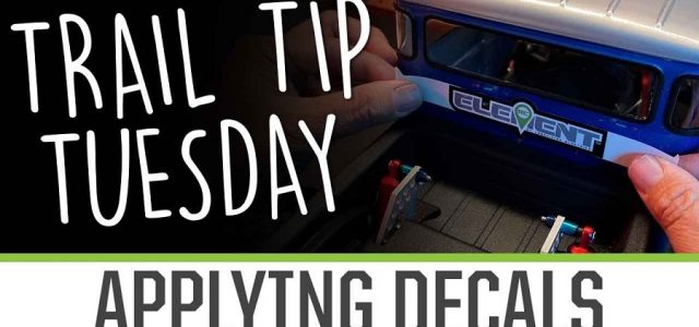 Trail Tip Tuesday: Applying Decals [VIDEO]