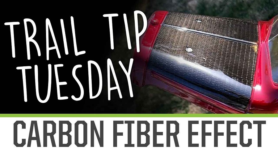 Trail Tip Tuesday Painted Carbon Fiber Effect