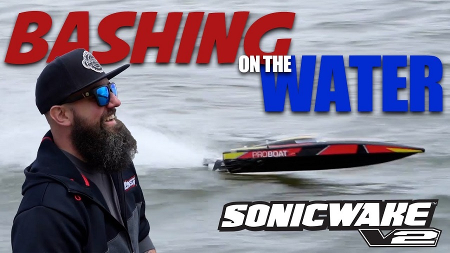 Bashing On The Water With The Pro Boat Sonicwake V2