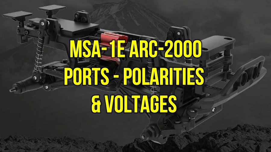 Carisma ARC-2000 Ports, Polarities & Voltages