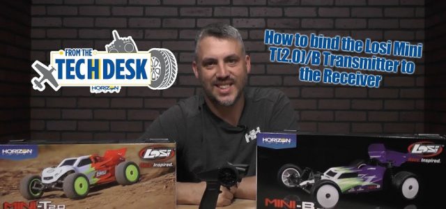 How To Bind The Losi Mini T(2.0)/B Transmitter To The Receiver [VIDEO]