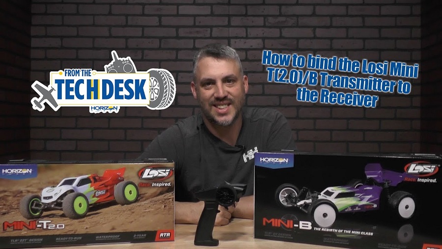 How To Bind The Losi Mini T(2.0)B Transmitter To The Receiver