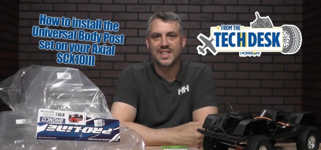 How To: Installing The Universal Body Post Set On An Axial SCX10 III [VIDEO]