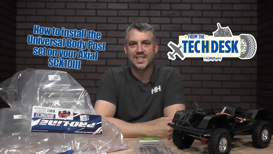 How To Installing The Universal Body Post Set On An Axial SCX10 III